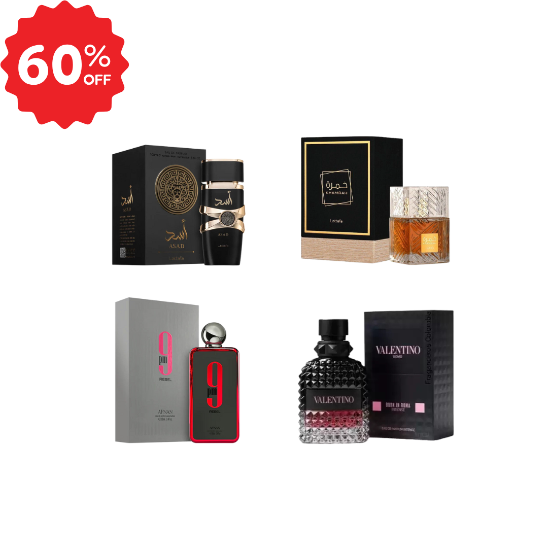 Combo Premium X4-REBEL+BORNROMA+ASAD+KHAMRAH