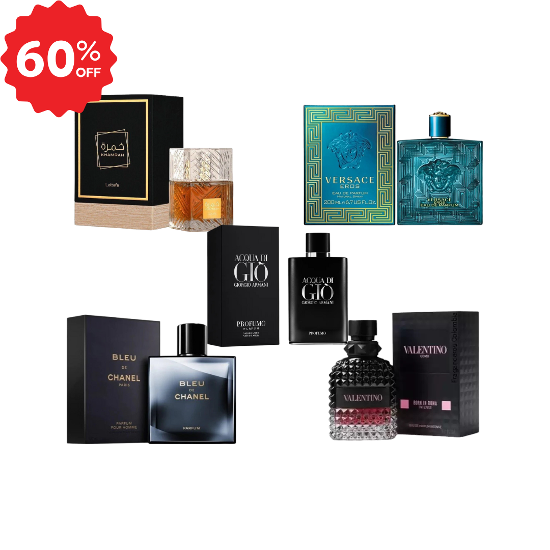 Combo Premium de 5 Fragancias Masculinas