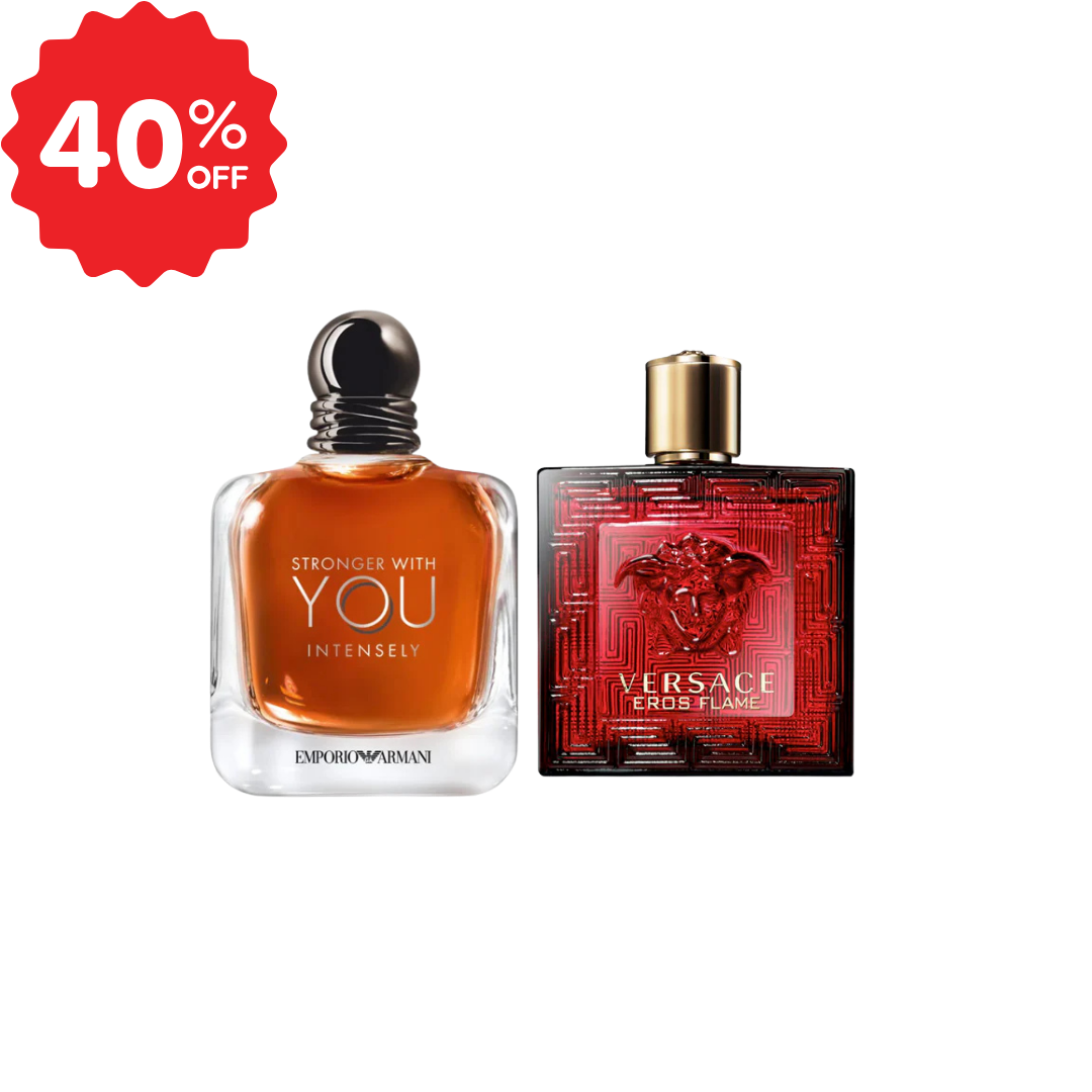 Versace Eros Flame + Stronger With You Intensely